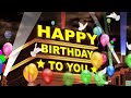 Birthday wishes. Original Happy Birthday Song instrumental