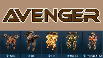 War Robots Test Server Gameplay New Heavy Weapon Avenger