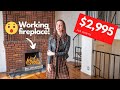 What $2,995 can get you in Manhattan | NYC Apartment Tour with COZY fireplace