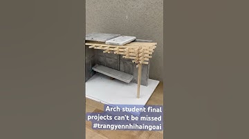Arch student- final exam and final project #trangyennhihaingoai #trangyennhi #architecture