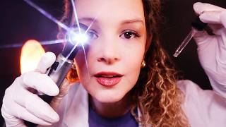 ASMR Complete Ear Cleaning Exam | Otoscope & Ear to Ear Binaural Tingles