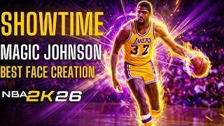 The best Showtime Lakers Magic Johnson NBA 2k26 Face creation