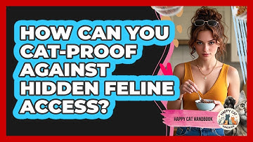 How Can You Cat-proof Against Hidden Feline Access? - Happy Cat Handbook
