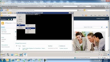 Reporting on Site Alerts in SharePoint 2010 Using Windows PowerShell.wmv