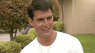 FLASHBACK! 23-Year-Old Tom Cruise Coyly Addresses Being a Sex-Symbol on 'Top Gun' Set!