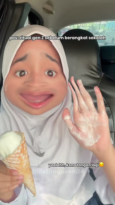 Don't eat ice cream if it doesn't get messy🫣
