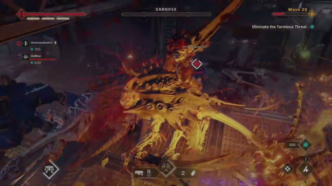 W40k: Space Marine 2 - Threat Level Terminus #82 Dreanaught on 25