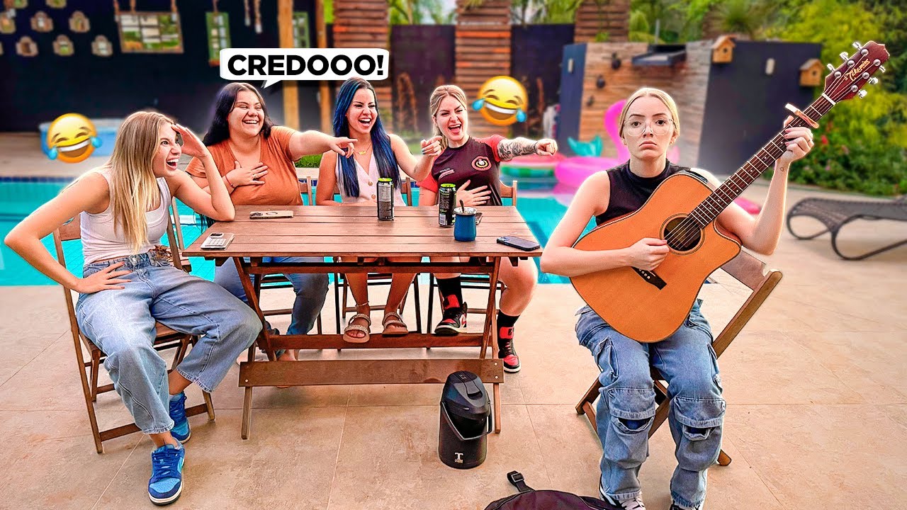 TESTEI A HONESTIDADE DAS MINHAS AMIGAS CANTANDO MAL