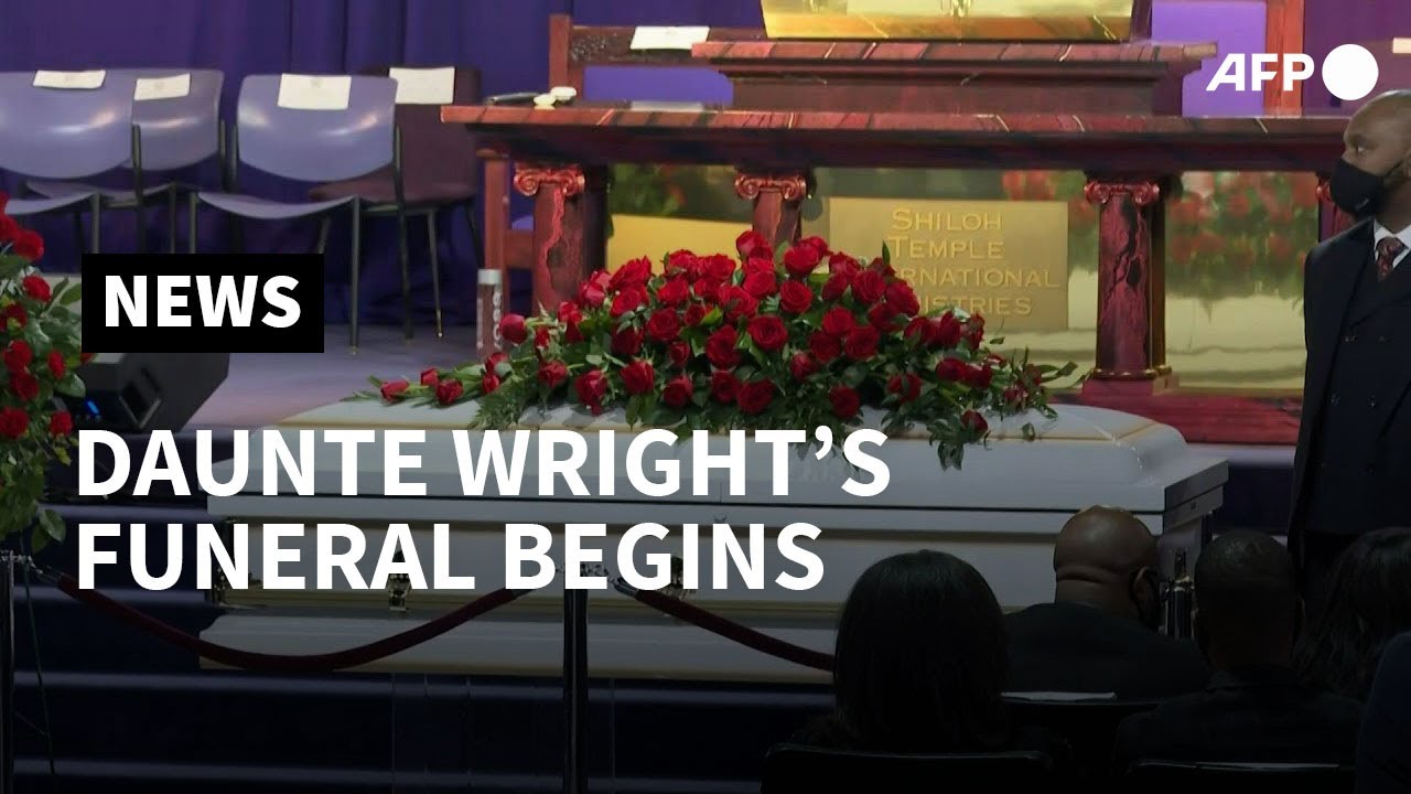 The funeral of Daunte Wright begins in Minneapolis | AFP - YouTube