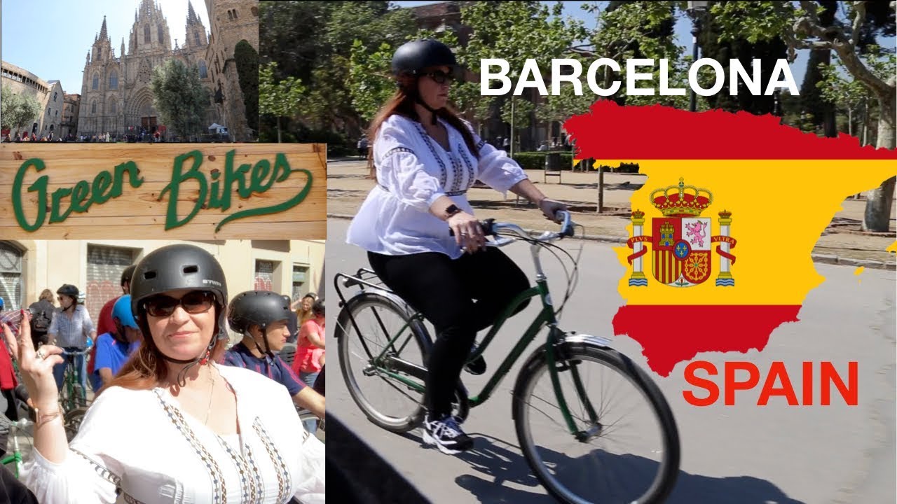 Barcelona Spain incredible bike ride YouTube