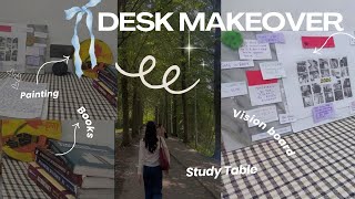🌺Aesthetic Study Desk ✨Setup for new year||💗🌸#visionboard#commerce#trending1 #viral#trend#pintrest