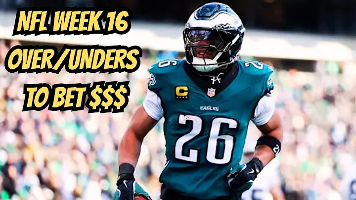 NFL WEEK 16 OVER/UNDER POINT TOTALS TO BET