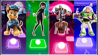 Paw Patrol Chase Vs Siren Head Vs Hotel Transylvania Vs Buzz Lightyear Toy Story - Tiles Hop