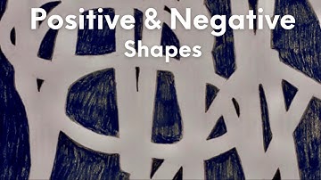 How Positive & Negative Shapes Create Powerful Art | Art Demo + Student Works