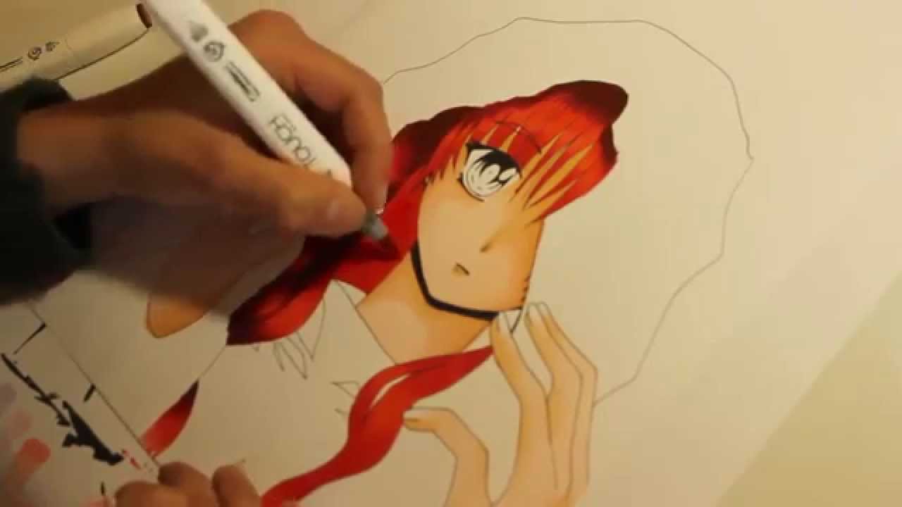 Speeddrawing Manga girl Speeddrawing Manga girl
