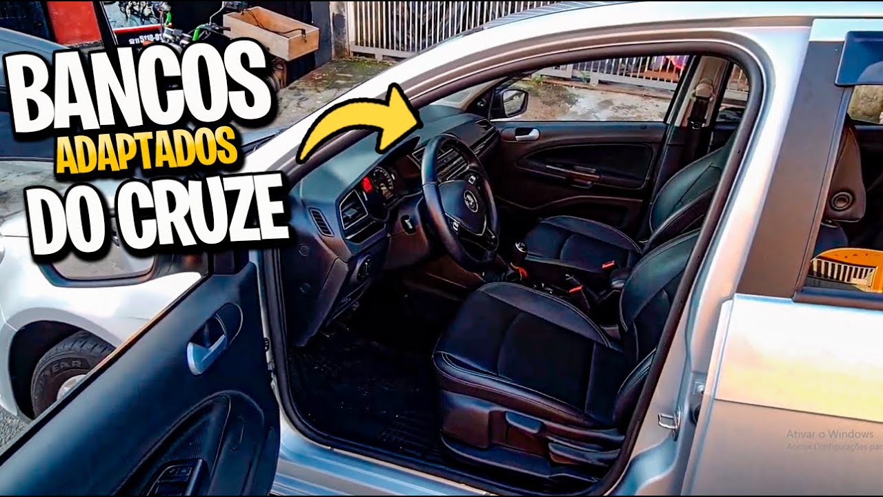 BANCO DO CRUZE NO VOYAGE G6 ADAPTAÇÃO FENIX GARAGE