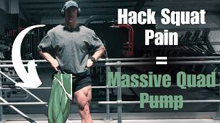 Leg Day Gains | Brutal Hack Squat Drop Set