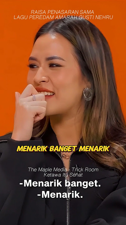 Raisa PENASARAN sama LAGU PEREDAM AMARAH ⁉️#trickroom #raisa #ketawaitusehat