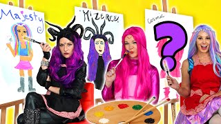 SUPER POPS PAINT EACH OTHER CHALLENGE.  Cosmic Pop vs Majesty vs Mizeree. Totally TV Originals.