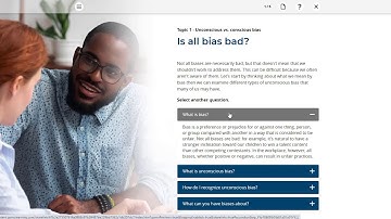 Managing Unconscious Bias—eLearning Course