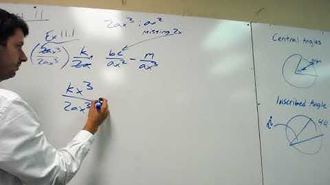 Algebra 2 Lesson 11: Addition of Fractions; Inscribed Angles