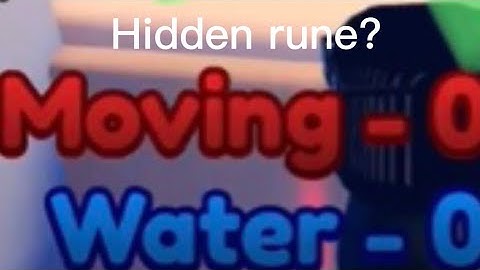 A hidden Rune with a secret moving rune!Button Simulator Grind