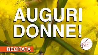 Auguri a tutte le donne! per questa festa che non deve durare solo un
giorno (l'8 marzo) ma tutti i giorni della vostra vitaiscriviti al
canale http://bit.ly...