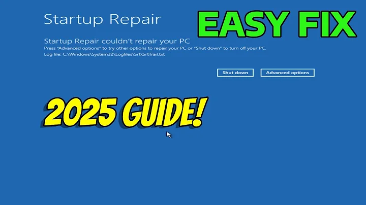 ✅How To Fix Automatic Repair Couldn't Repair Your PC In Windows 10/11✅Automatic Repair Loop