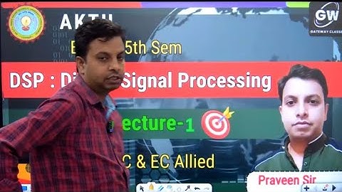 [BEC503 Digital Signal Processing][DSP UNIT-2]DSP U-2 Lec-1 