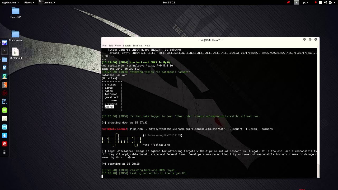recovery boots Video 10 - Como os hackers acessam seus dados em um web site vulnerável