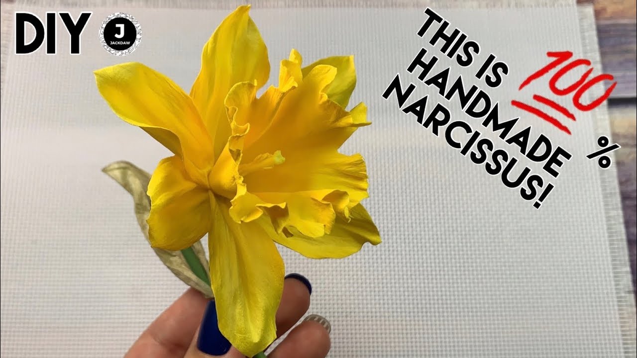 DIY. 🌼. Как сделать Нарцисс из фоамрирана.