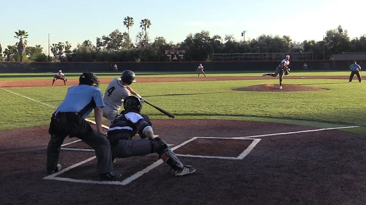 Jared Miller - George Fox University Baseball - Ground Ball RBI Single to Left Field vs Occidental