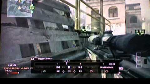 MW3 First Blood No-Scope Wallbang Search and Destroy