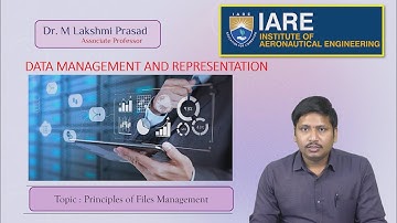 Principles of Files Management by Dr. M Lakshmi Prasad