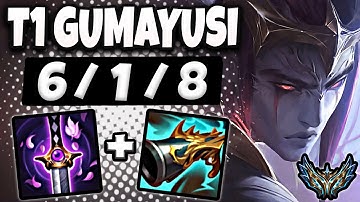 T1 Gumayusi Aphelios vs Hwei [ ADC ] Korea Challenger Patch 25.13