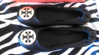 Fake Tory Burch Reva Flats - YouTube