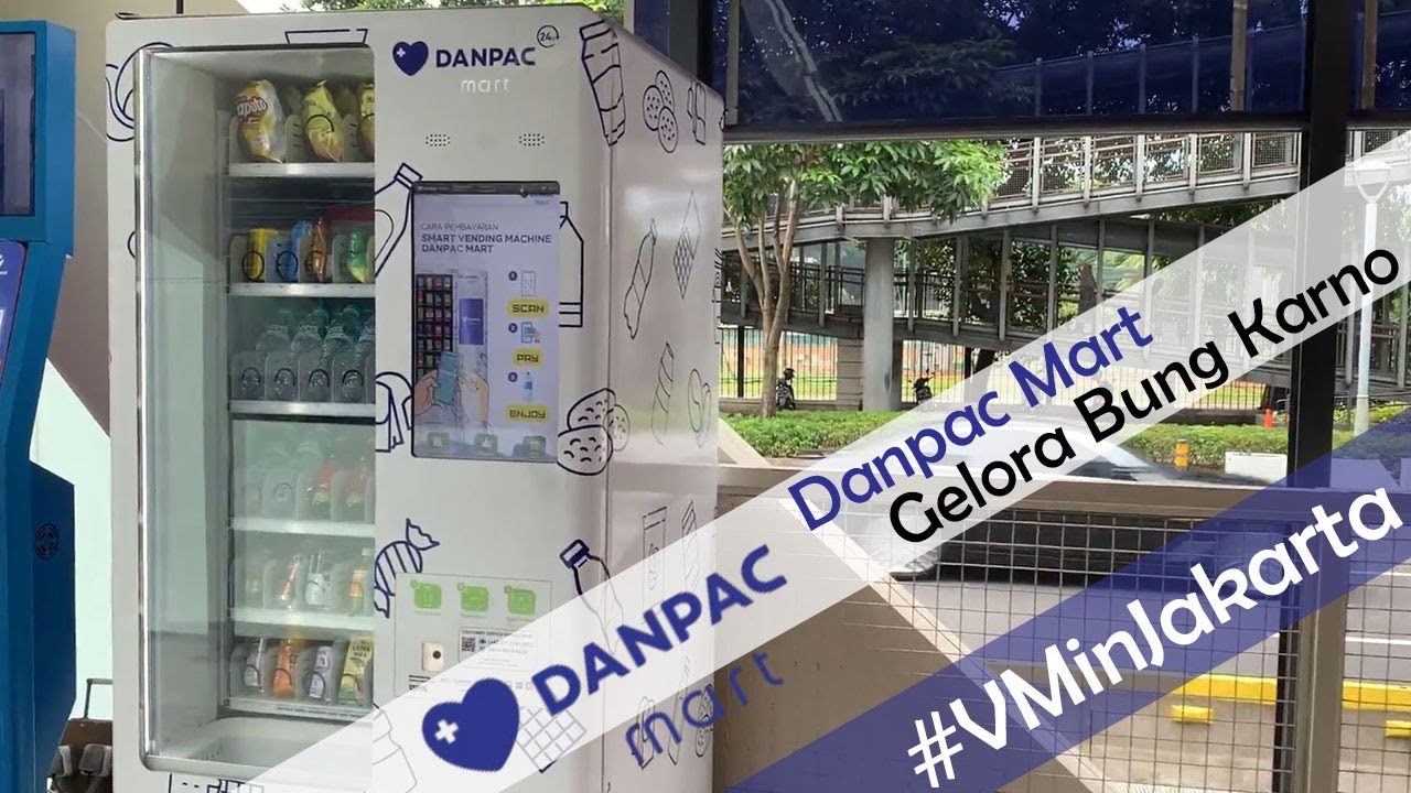 AUTOMATIC MINIMARKET IN A BUS STOP | Danpac Mart, Gelora Bung Karno ...