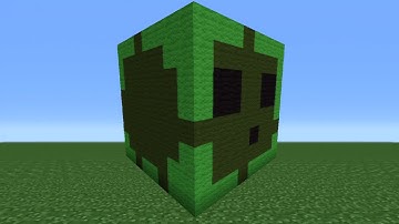 Minecraft Tutorial: How To Make A Slime Statue