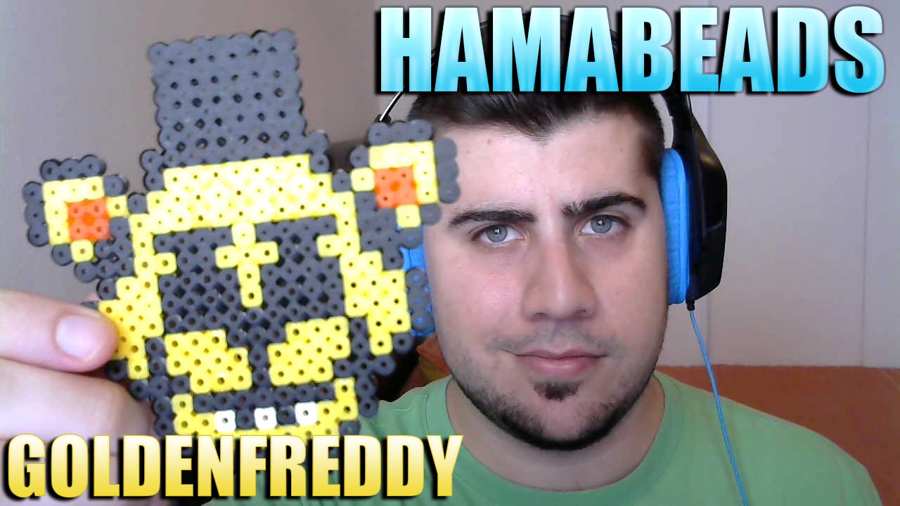 bead jurassic world hama con Golden hacer  a Como Beads Hama Five  Nights At Freddy