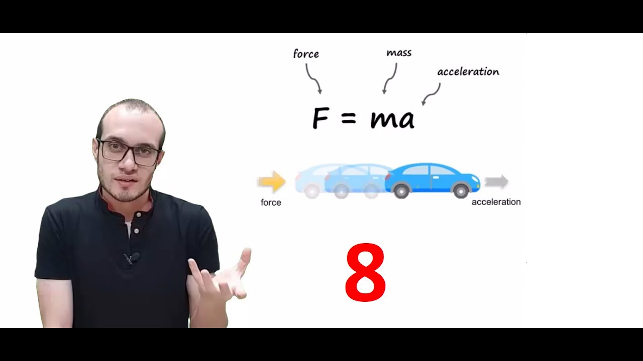 فيزياء 1ث (08) حل مسائل على المسافة والازاحة