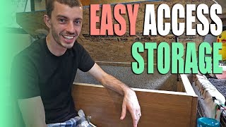 Gas Spring RV Bed Lift Install - RV Upgrades