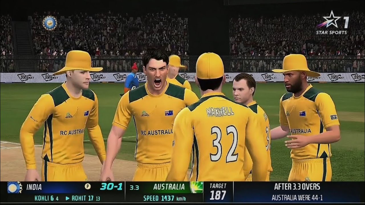 Ind vs aus 2022 T20 highlights || Real cricket gameplay 