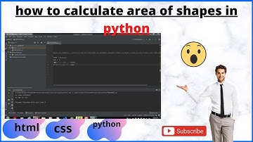 Python programming - how to calculate area of shapes