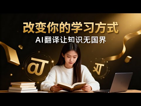如果我大学时有这款软件就好了!AI 翻译如何重塑我们的认知边界?