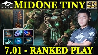 Dota 2 | MidOne Tiny - 21 Kills! | 7.01 Patch Ranked MMR Gameplay