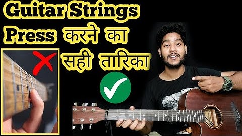 Hand Position And How To Press Strings Properly On Guitar | Finger Hurt From Playing Guitar By AAB