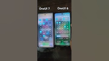 Samsung S25 Ultra Quick Panel One UI 7 vs One UI 6 Comparison #samsung #shorts #oneui6 #oneui7 #spen