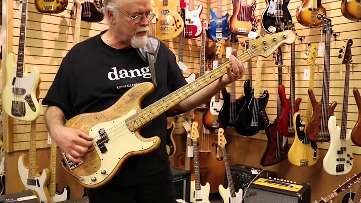 Bass Player Chad Watson at Norman's Rare Guitars