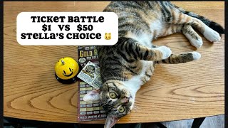 SURPRISING RESULTS  from this Florida Lottery scratch off ticket battle $1 vs $50￼￼