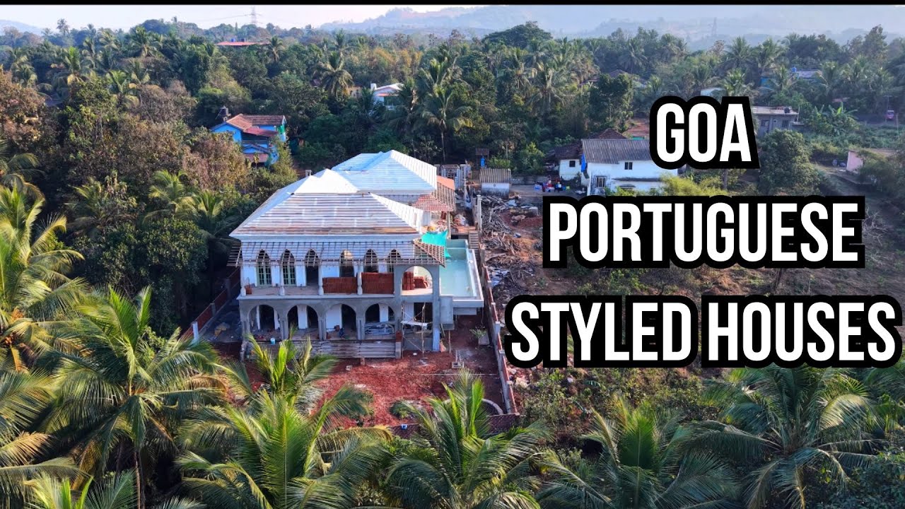 Beautiful Corjuem, Goa 🇮🇳 | Stunning Portuguese-Style Houses | 4K Cinematic Drone - DJI Mini 5 Pro